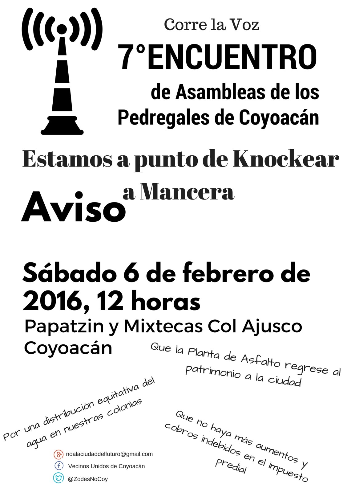 Estamos a punto de Knockear a Mancera